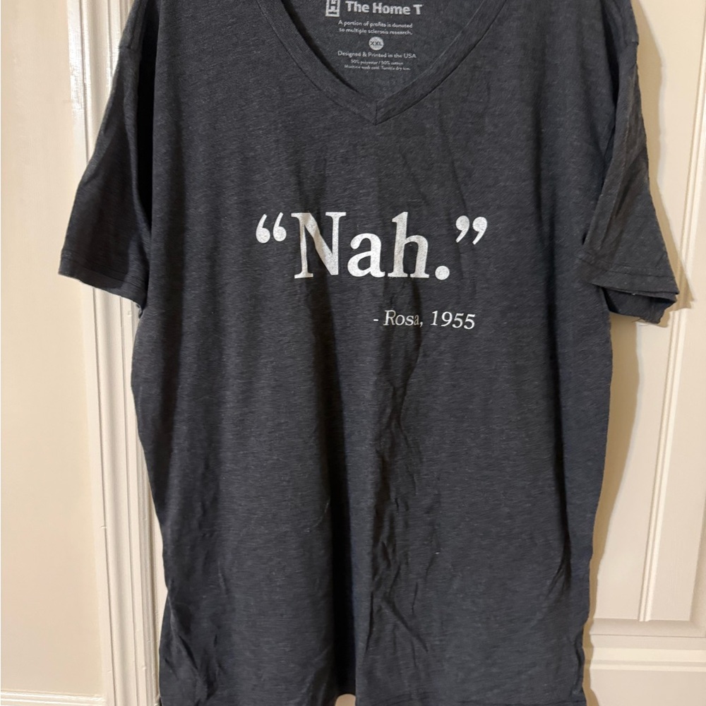 Gray The Home T V-Neck Men's Shirt